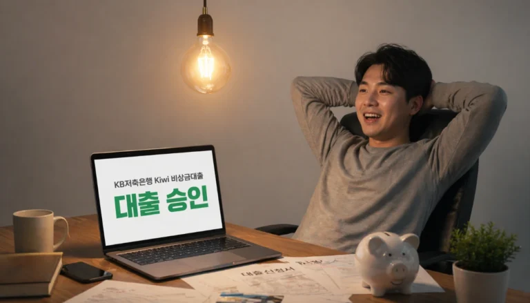 무직자 KB저축은행 Kiwi 비상금 대출, 토스·카카오에서 부결인데 가능할까?
