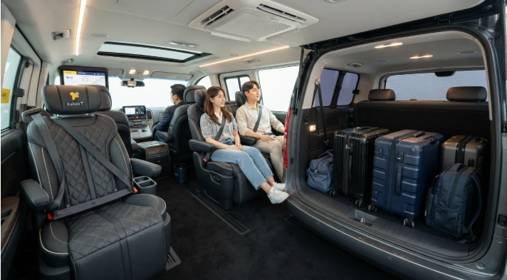 여유로운 적재공간이 있어서 안락한 카카오T밴티