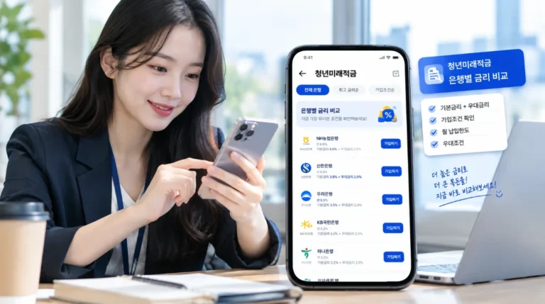 청년미래적금은 어느 은행에서 가입하는 게 나에게 좋을까?
